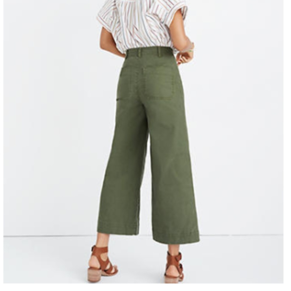 Madewell Emmett Wide-Leg Crop Pants
